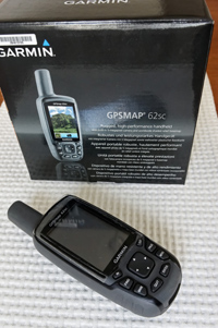 Photograph of Garmin GPSMaps 62sc for Peter Free review of it.